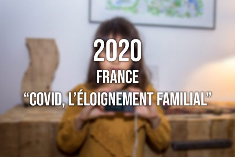 2020, France : "Covid, l'éloignement familial"